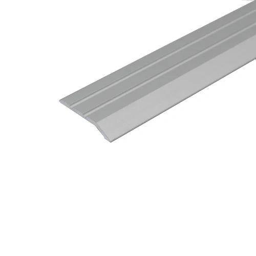 30mm Aluminium door threshold strip sealing gaps to block draughts and moisture silver- finishings UK