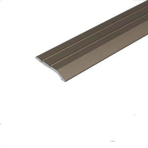 Low-profile aluminium door threshold ramp for wheelchair and pram access" dark brown- finishings UK