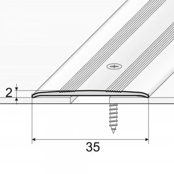 Scratch-resistant aluminium door threshold strip for long-lasting finish | Durable & Stylish Threshold Solution - finishings UK