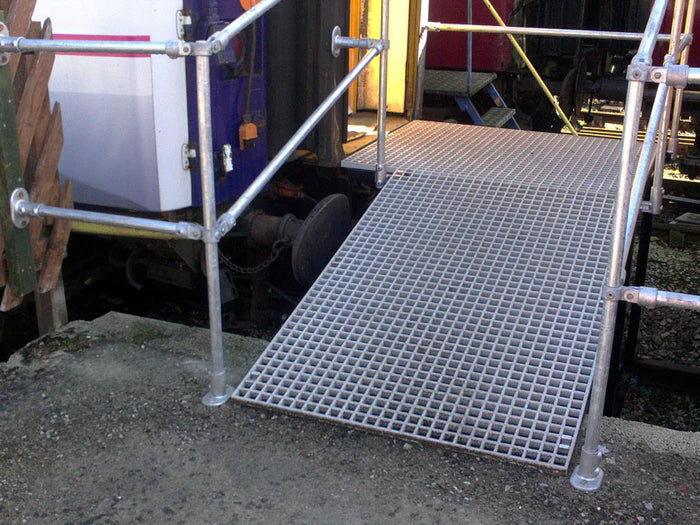 50mm GRP Open Mesh Grating For Ramps And Covers - finishings UK