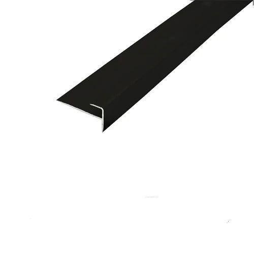 Anodised Aluminium LVT Stair Nosing Edge Profile For 5mm Flooring 28 x 14.5mm - finishings UK