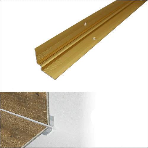 Anodised Aluminium LVT Stair Nosing Inner Corner For 5mm Flooring 28 x 28mm - finishings UK
