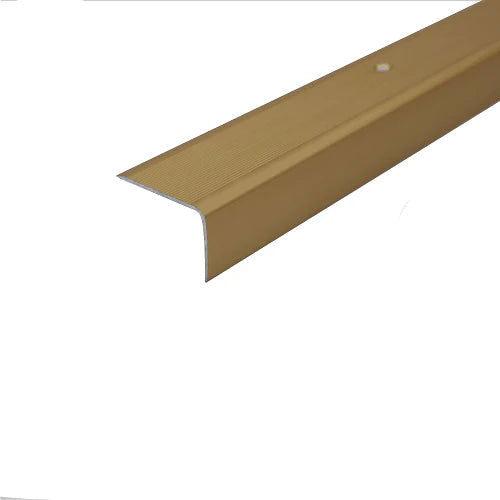 Anodised Aluminium Non Slip Ribbed Treads Stair Nosing Edge Trim 41mm x 26.6mm - finishings UK
