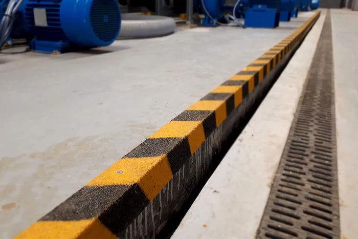 Anti-Slip GRP Nosing Cover For Step Edges- 70mm x 30mm - finishings UK