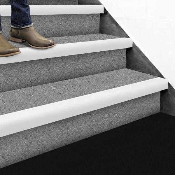 Anti-Slip GRP Stair Treads With White Nosing For Interior And Exterior - finishings UK