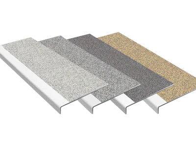 Anti-Slip GRP Stair Treads With White Nosing For Interior And Exterior - finishings UK