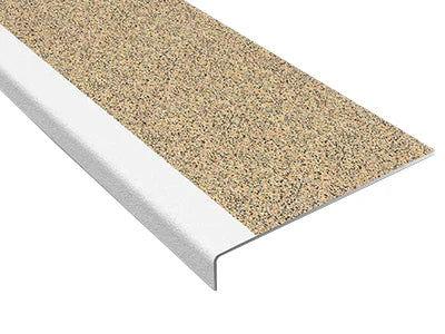 Anti-Slip GRP Stair Treads With White Nosing For Interior And Exterior - finishings UK