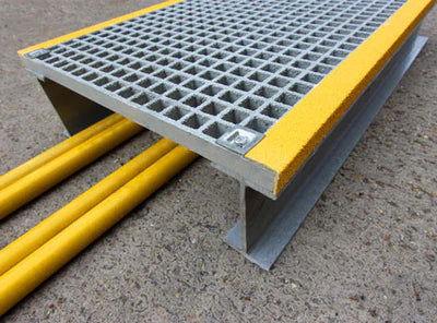 Anti Slip Step Over Platform For Pipework And Cables - finishings UK