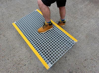 Anti Slip Step Over Platform For Pipework And Cables - finishings UK