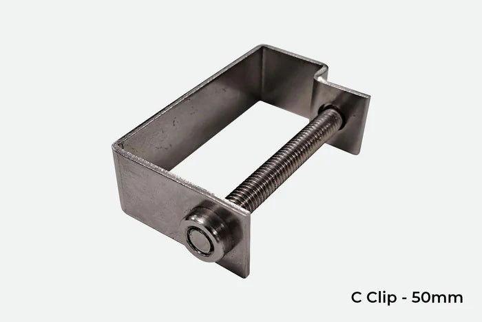 Grating C Clips - Stainless Steel 10Pcs - finishings UK