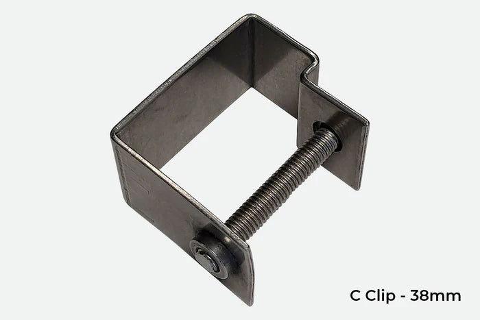 Grating C Clips - Stainless Steel 10Pcs - finishings UK