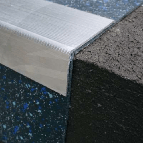 Heavy Duty Aluminium Stair Nosing 50mm x 30mm Retro fit strong non slip - finishings UK
