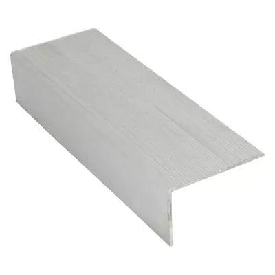 Heavy Duty Aluminium Stair Nosing 50mm x 30mm Retro fit strong non slip - finishings UK