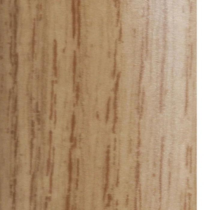 Push-In Aluminium Wood Effect Stair Nosing Edge Trim 15mm x 22mm - finishings UK