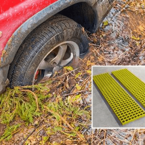 Standard Duty Sand Ladders, Waffle Boards For Snow, Mud, And Sand yellow- finishings UK