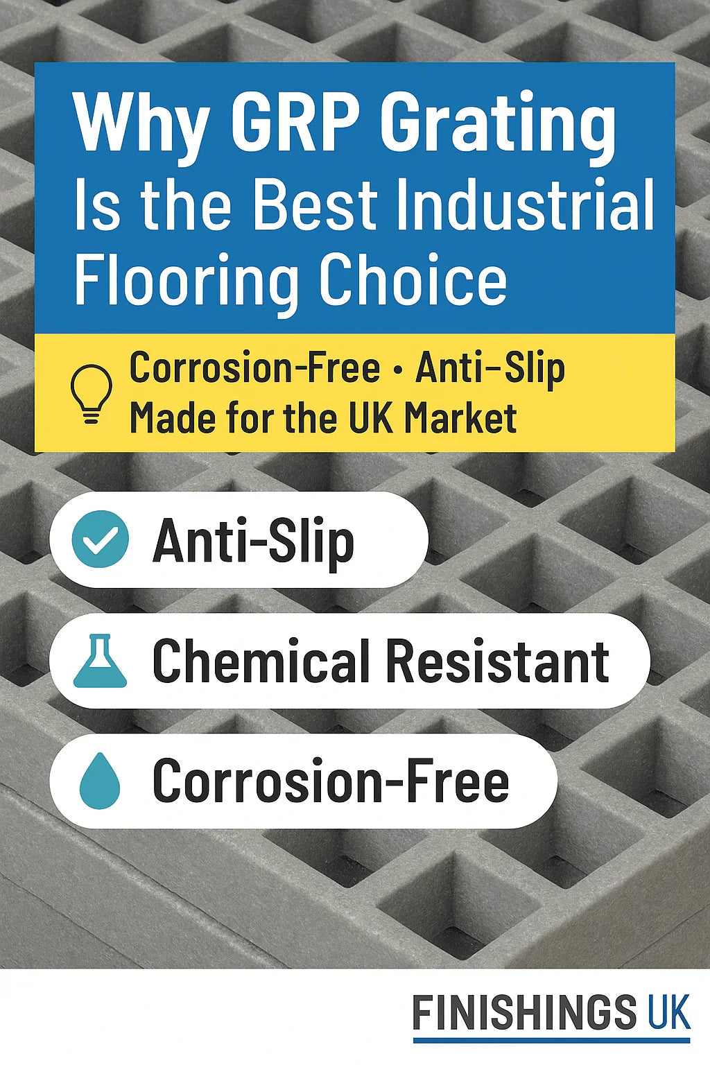Why GRP Grating Is the Best Flooring Option for Industrial Sites in the UK In demanding industrial environments, safety, durability, and long-term perf - finishings UK