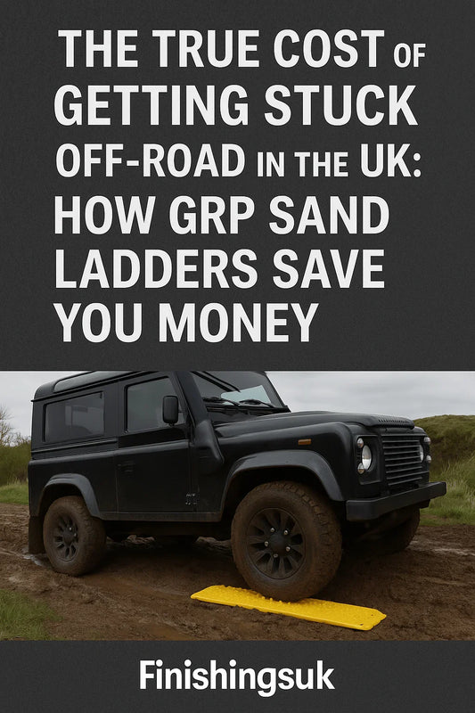 The True Cost of Getting Stuck Off-Road in the UK: How GRP Sand Ladders Save You Money - finishings UK