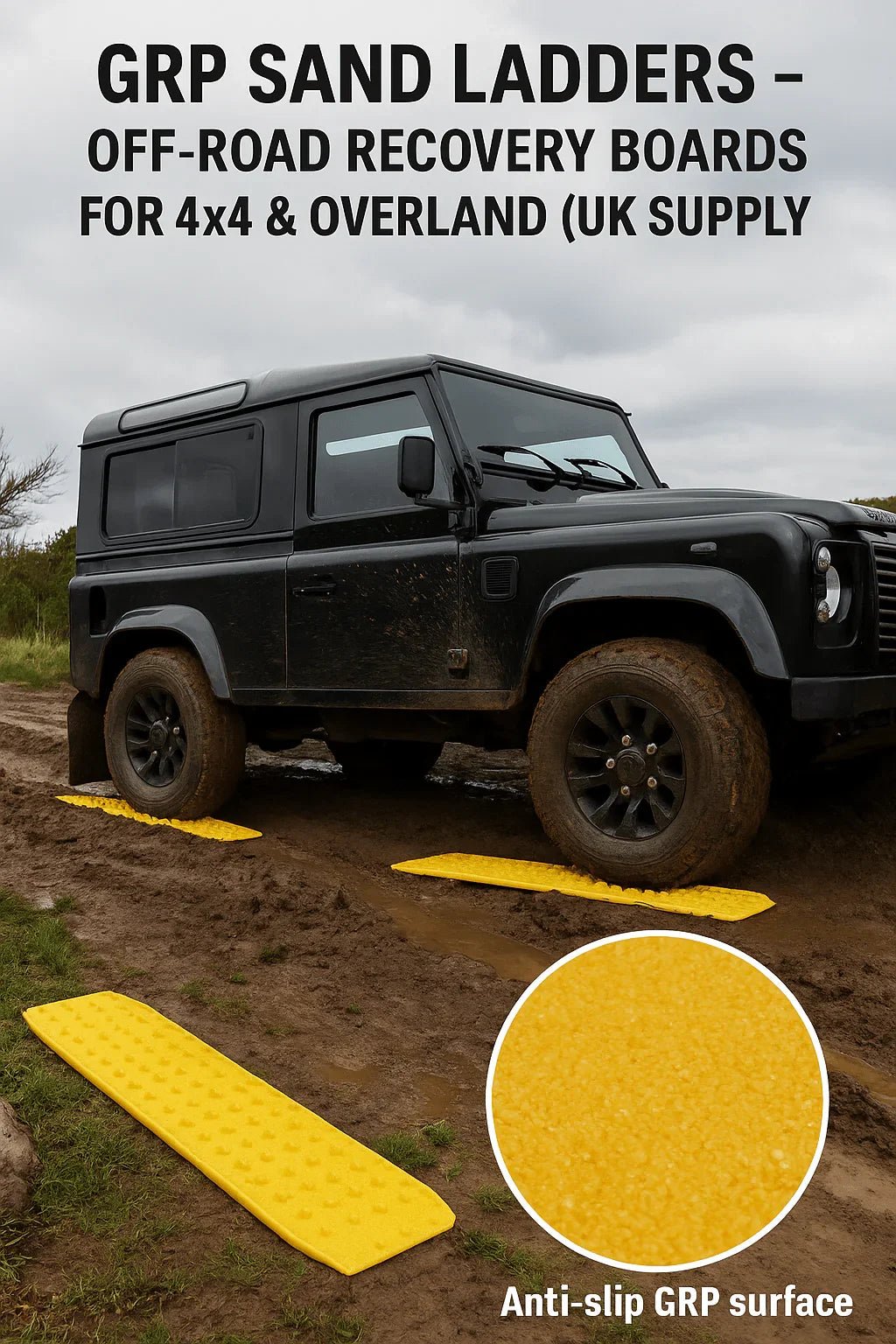 5 Critical Off-Road Recovery Mistakes That Could Leave You Stranded (And How GRP Sand Ladders Are the Solution) - finishings UK