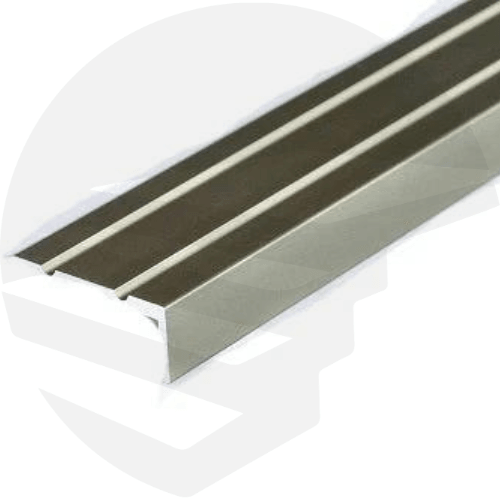 Aluminium Non-Slip Stair Nosing – Robust Trim, Drilled for Stair Protection - finishings UK