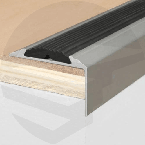 Aluminium Stair Nosing For Carpet And Wooden Stairs - finishings UK