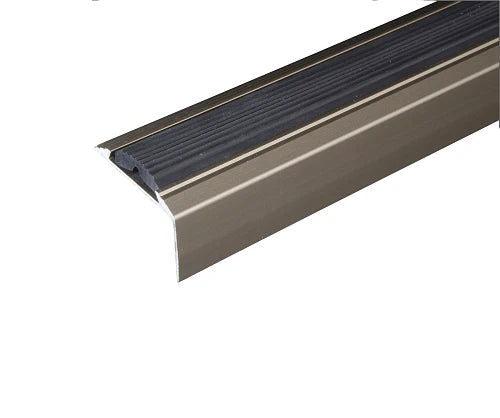 Aluminium Stair Nosing For Carpet And Wooden Stairs  black color - finishings UK