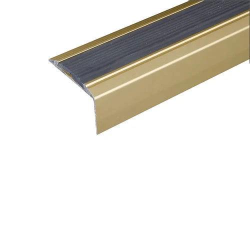 Aluminium Stair Nosing For Carpet And Wooden Stairs golden color - finishings UK