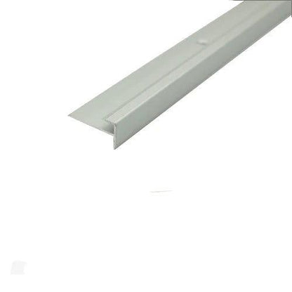 Anodised Aluminium LVT Stair Nosing Edge Profile For 5mm Flooring 28 x 14.5mm - finishings UK