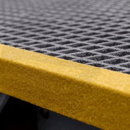 Anti-Slip GRP Stair Nosing For Slippery Steps close view- finishings UK