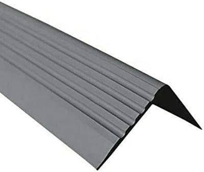 Anti Slip Bullnose Stair Nosing 1.2 Meters 46.45" Length Rubber Angle Step Edge - finishings UK