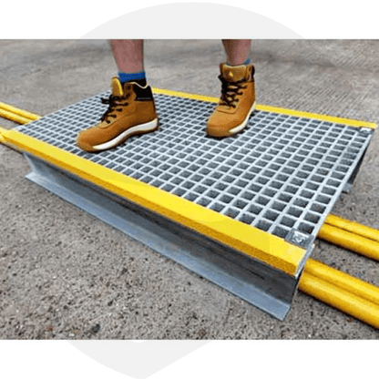 Anti Slip Step Over Platform For Pipework And Cables - finishings UK