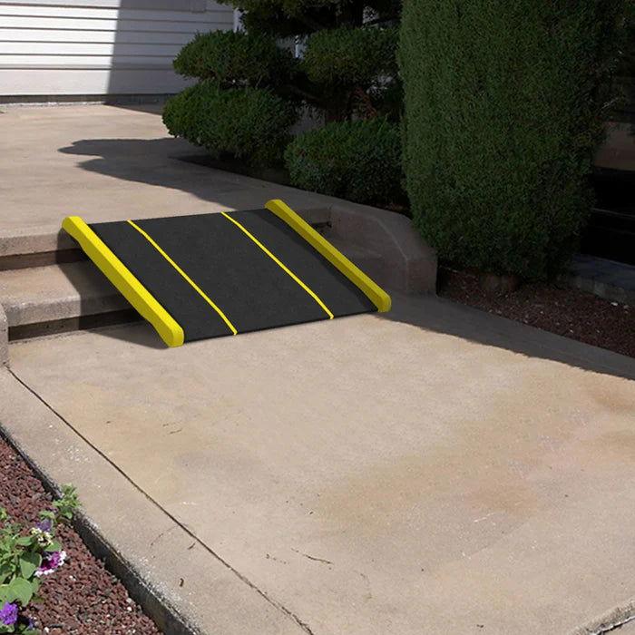 GRP Access Ramp on stairs- finishings UK