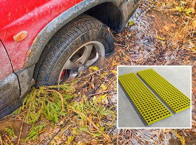 GRP Standard Duty Waffle Boards (Pair) | Heavy duty sand ladder for off-road vehicle recovery - finishings UK