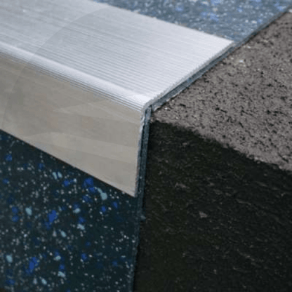 Heavy Duty Aluminium Stair Nosing 50mm x 30mm Retro fit strong non slip - finishings UK
