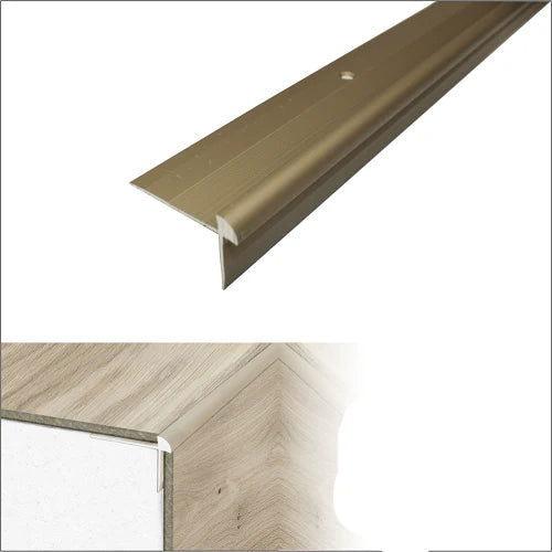 Luxury Click Vinyl Flooring Stair Nosing Edge Profile Trim - finishings UK