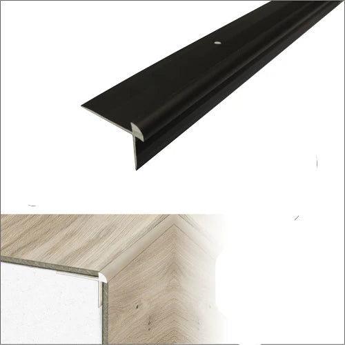 Luxury Click Vinyl Flooring Stair Nosing Edge Profile Trim - finishings UK