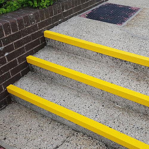 Medium Grit Anti-Slip Stair Nosing side view - finishings UK