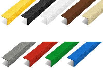 Medium Grit Anti-Slip Stair Nosing multi color- finishings UK