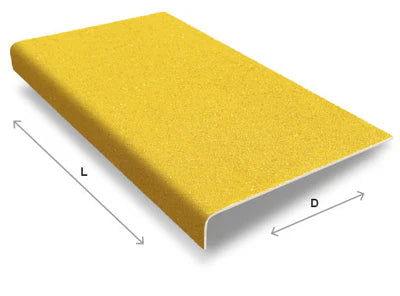 Standard Duty Anti-Slip GRP Stair Treads - finishings UK